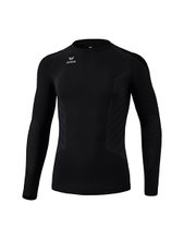 Erima Functional Underwear Long Sleeve Athletic Round Neck (seamless) black Men